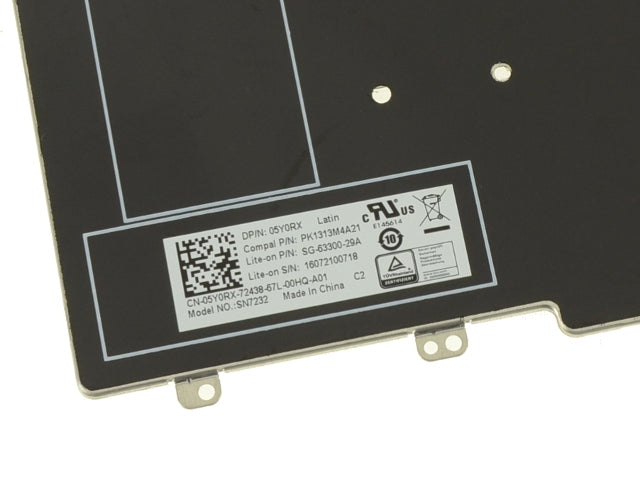 Teclado Original DELL modelo 05Y0RX Latitude E5550 / Precision 15 (3510 / 7510)