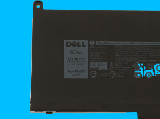 Bateria Original DELL modelo F3YGT Latitude 7480 / 7280 4-Celdas 60Wh