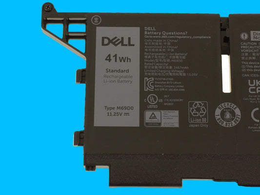 Bateria original DELL modelo M69D0 41Wh. Para: Latitude 5430 5530 7430 7330 7530 5330