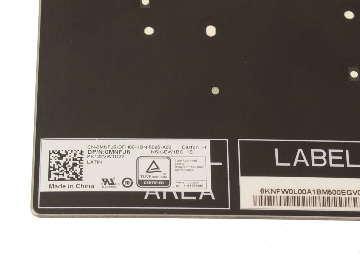 Teclado Original DELL modelo 0MNFJ6 Latitude 5410 5411