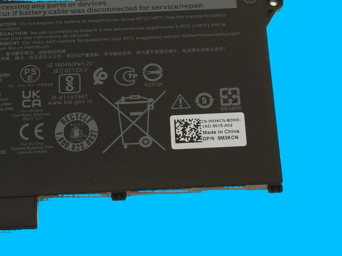 Bateria original DELL modelo WY9DX 42Wh Para: Latitude 5420 5520 / Precision 3560