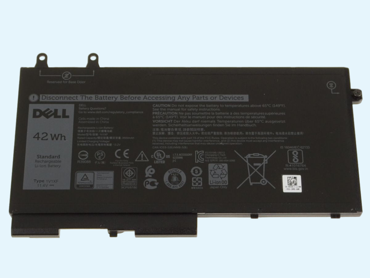 Bateria original DELL modelo 1V1XF 42Wh Para: Latitude 5400 5401 5500 / Precision 3540