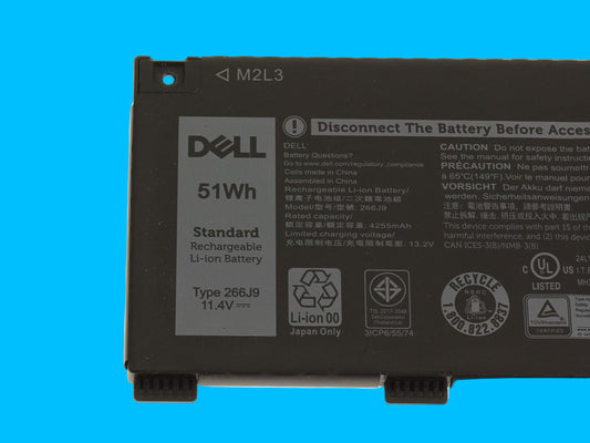 Bateria original DELL modelo 266J9 51Wh Para: G Series G3 3590 / Inspiron 5490