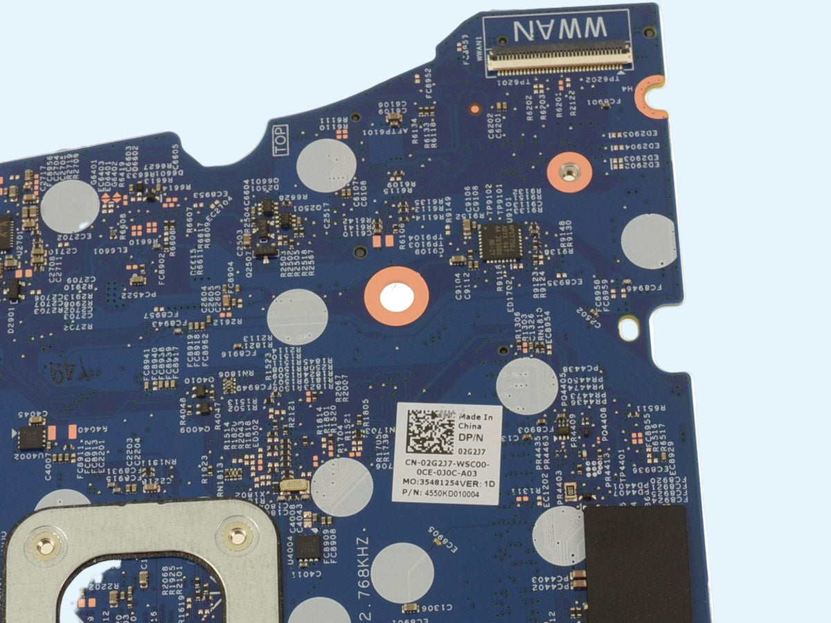 Tarjeta Madre/ Motherboard N/P: 2G2J7 Latitude 3410 3510;  Core i3 2.1GHz Dual Core