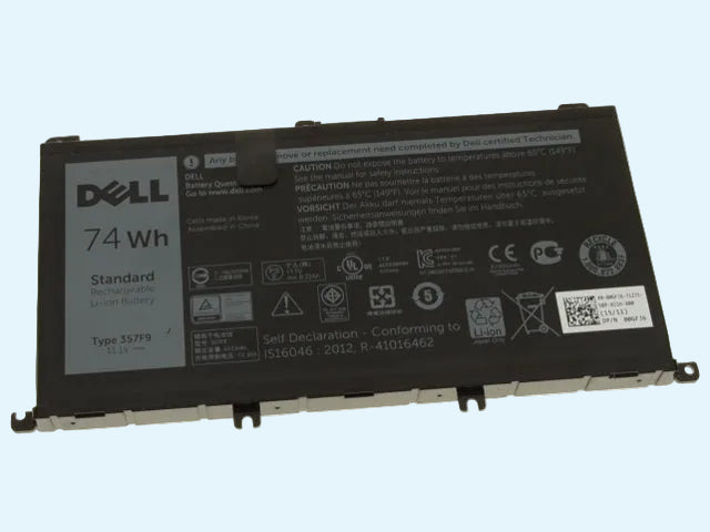 Bateria original DELL modelo 357F9 Inspiron 15 (7559) 74Wh