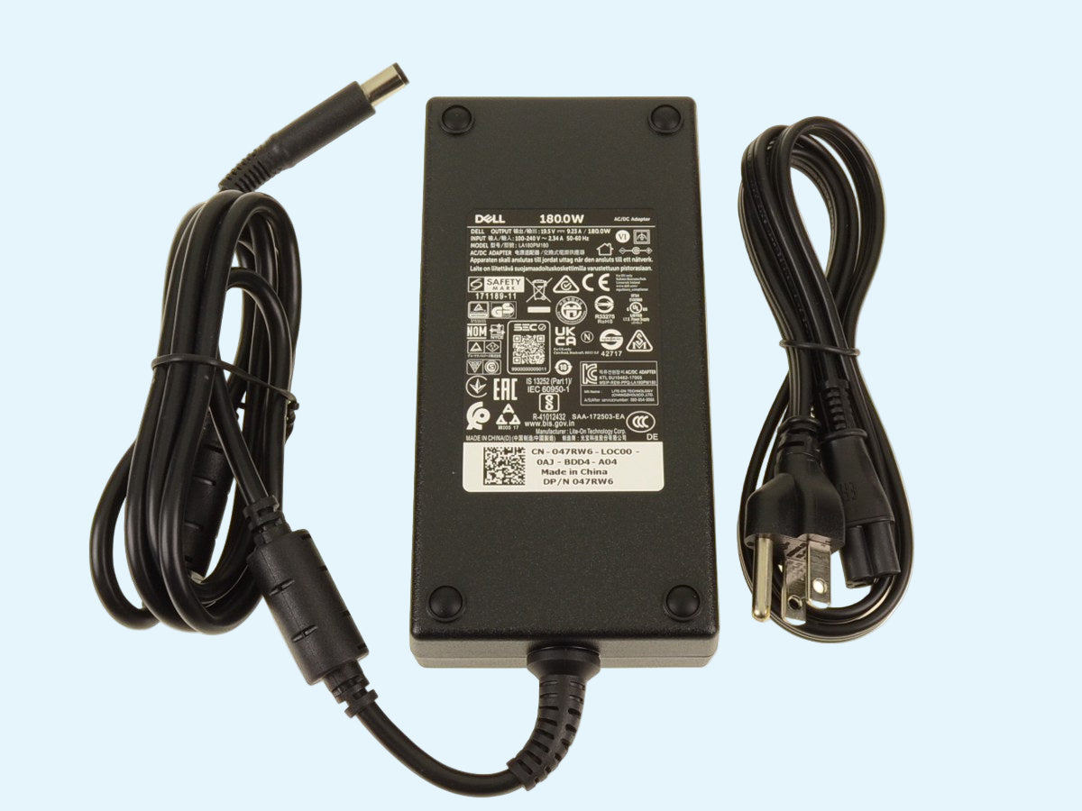 Cargador Original DELL modelo 74X5J - DW5G3  180 Watts 7.4mm
