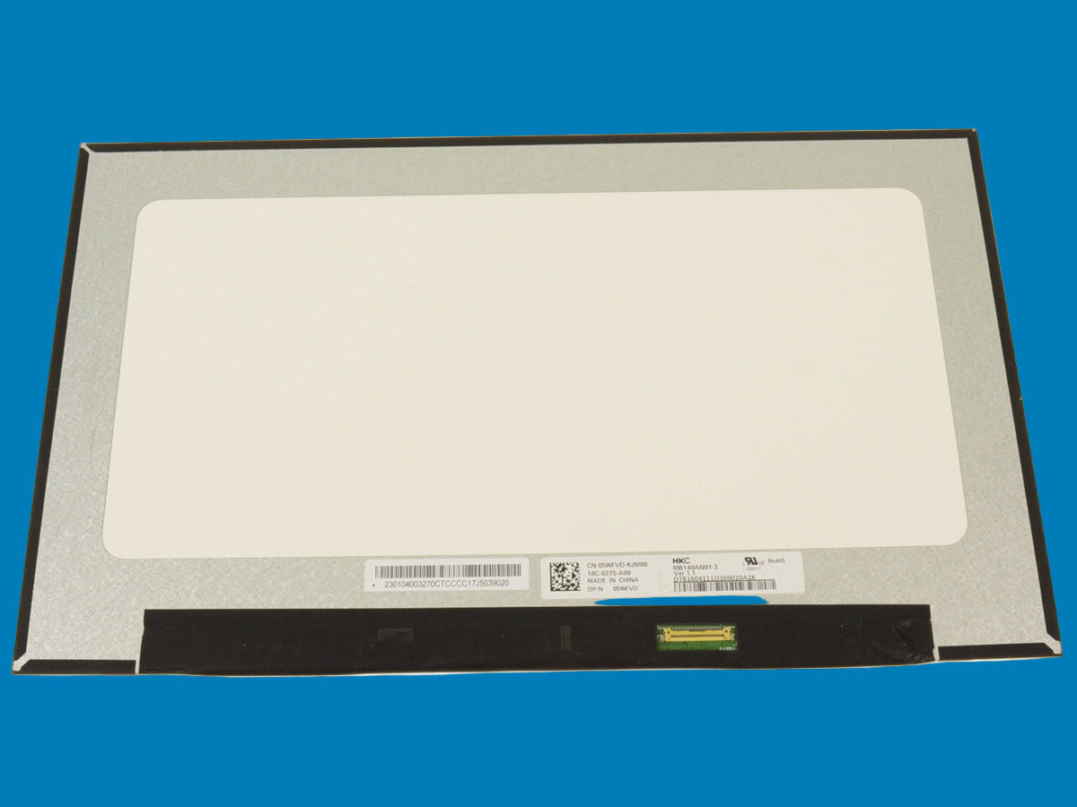 Pantalla DELL modelo 05WFVD 14" WXGA HD LCD LED Mate P/N: MB140AN01-3