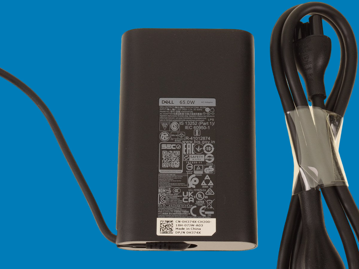 Cargador Original DELL modelo JNKWD  65-Watts punta de 7.4mm
