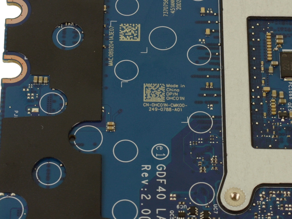 Tarjeta Madre/ Motherboard N/P: HC01N Latitude 5420 Intel Core i7-1165G7 quad core CPU @ 2.8GHz; LA-K491P