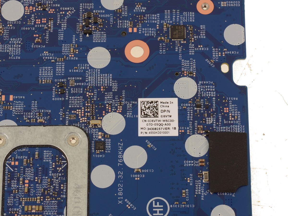 Tarjeta de madre/ Motherboard N/P: J6VTW  Latitude 3410 / 3510 Core i7 10510U; 1.8GHz Quad Core