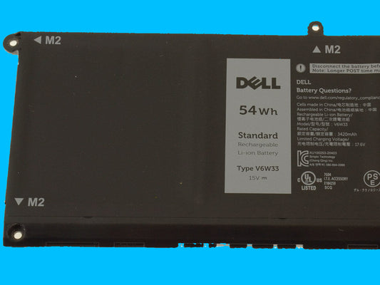 Bateria original DELL modelo V6W33 54Wh Para: Inspiron 15 5510
