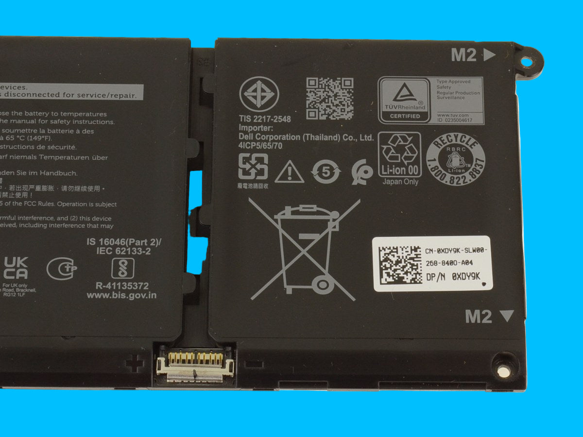 Bateria original DELL modelo V6W33 54Wh Para: Inspiron 15 5510