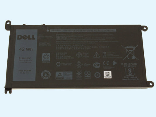 Bateria original DELL modelo WDX0R Inspiron 13 (5379) / 15 (7573) (7586) 42Wh 3-celdas