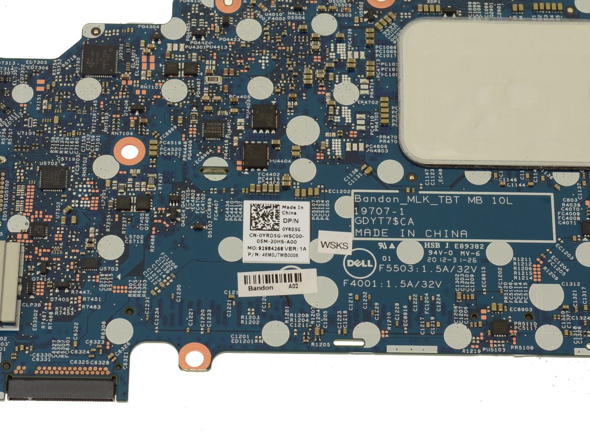 Tarjeta de madre/Motherboard N/P: YRD5G Latitude 5310 2-in-1 1.8GHz i7 -10610U
