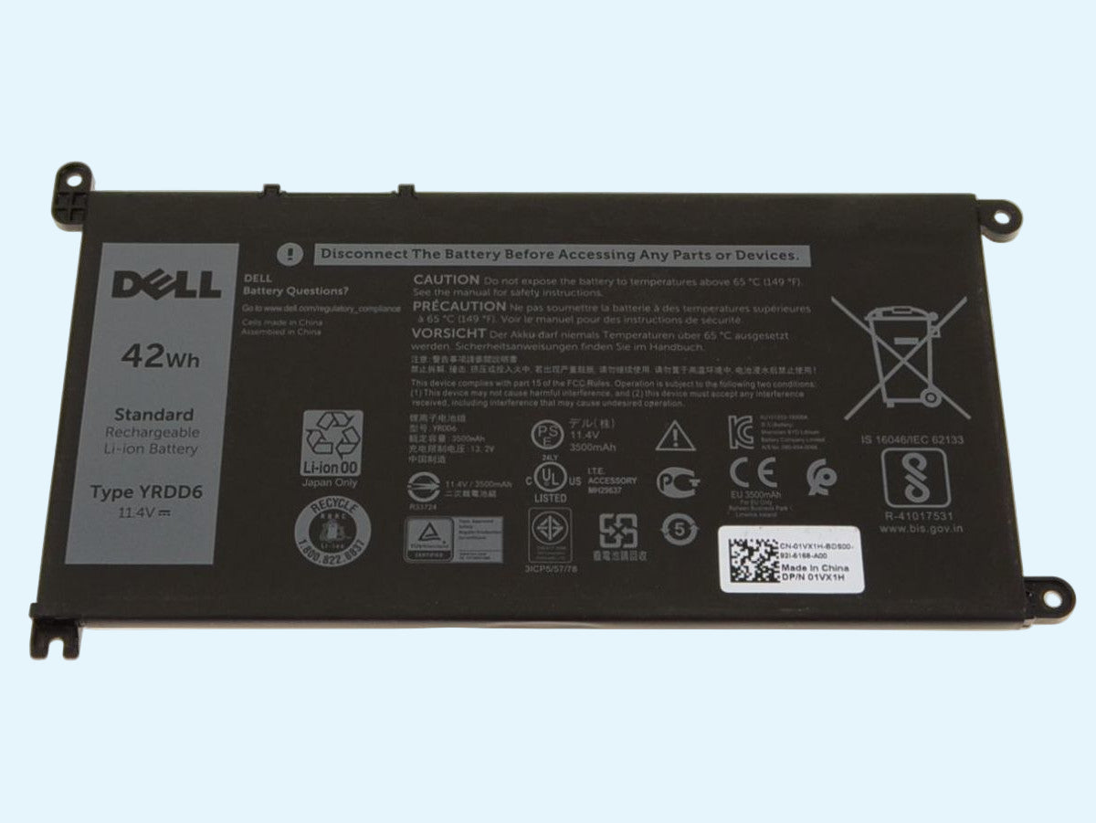 Bateria original DELL modelo YRDD6 Inspiron 14 42Whr 3 celdas