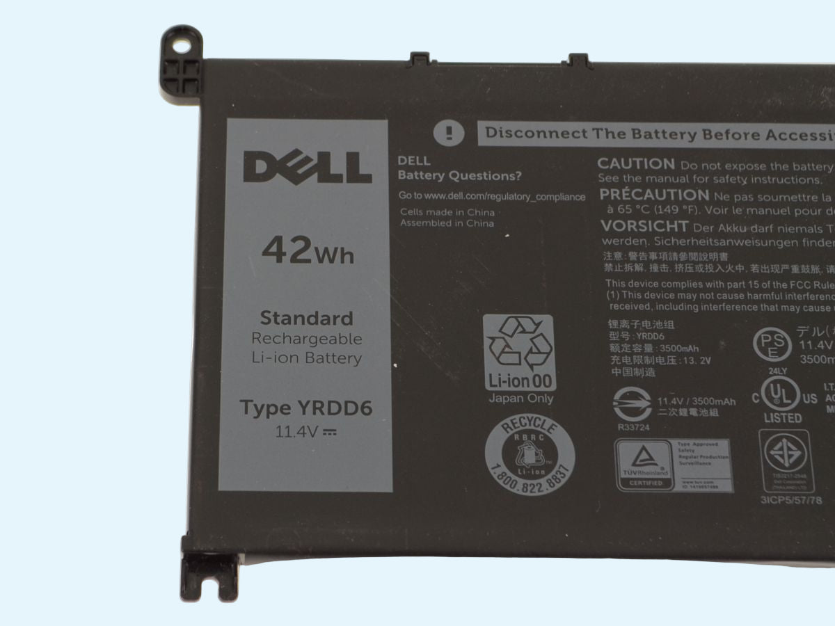 Bateria original DELL modelo YRDD6 Inspiron 14 42Whr 3 celdas