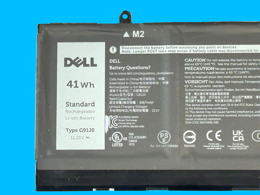 Batería original DELL modelo G91J0 41Wh Para: Inspiron 3511 3515 3520 5410 5418 5515 Latitude 3320 3420