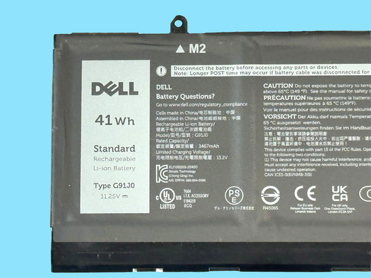 Batería original DELL G91J0 41Wh Compatible con: Inspiron 3511 3515 3520 5410 5418 5515 Latitude 3320 3420