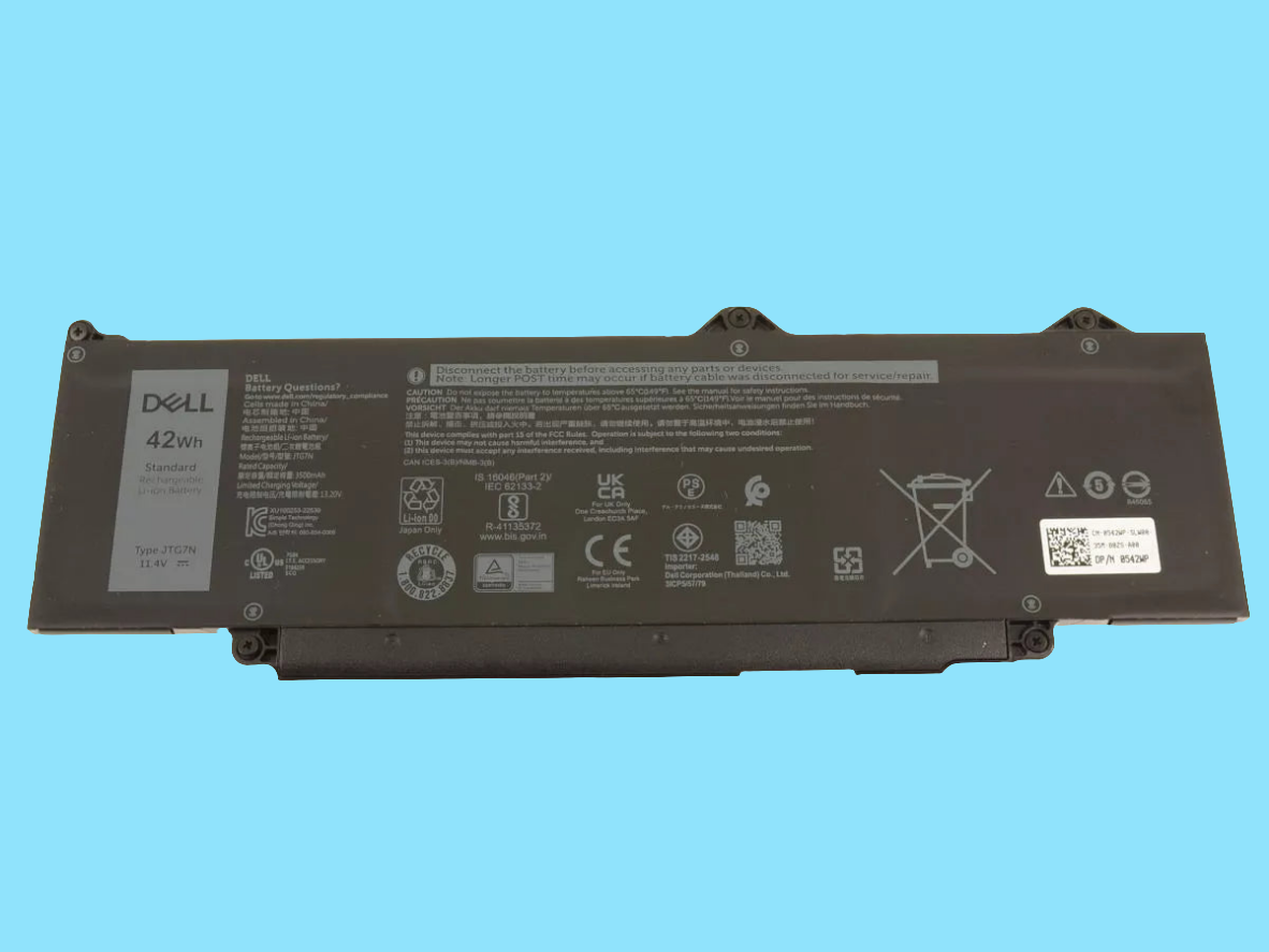 Batería Original Dell JTNG7N 42Wh
compatible con Latitude 3340 3440 3540 5340 5440 5540
Precision 3480 3490 3580