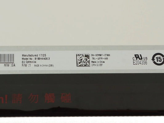 Pantalla DELL modelo 0CV56F LCD 15.6" FHD Mate 30 pines N/P: B156HAN06.3