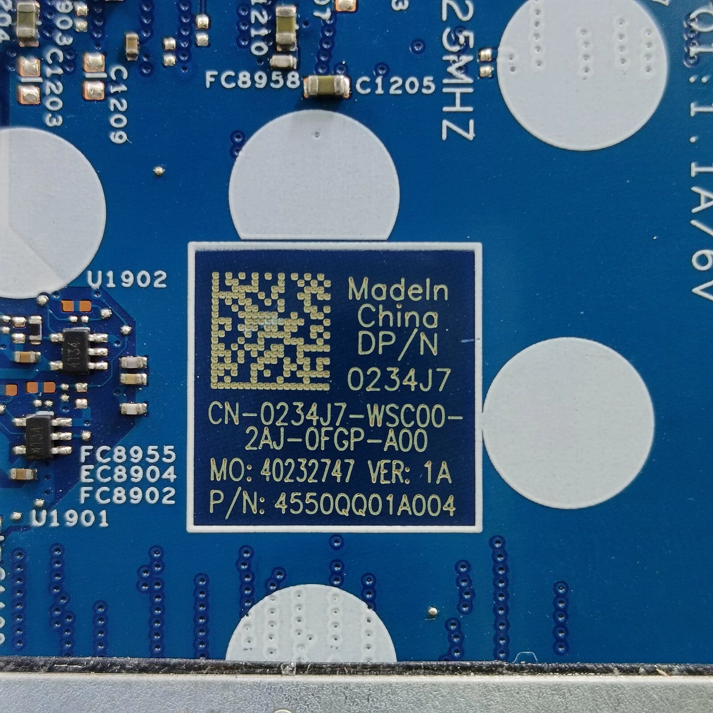 Tarjeta Madre/ Motherboard N/P: 234J7 Latitude 3420 3520; Intel i5-1135G7; 213276-1