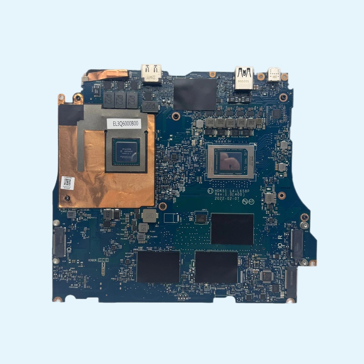 Tarjeta madre/Motherboard C/N-3MJW9; G15 5525 R7-6800H CPU; LA-L658P
